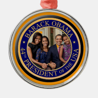 44. Einweihung 2013 Präsidenten-Barack Obama Silbernes Ornament