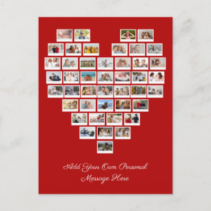 44 Foto-Collage Fügen Sie Ihre eigene Grußkarte We Postkarte