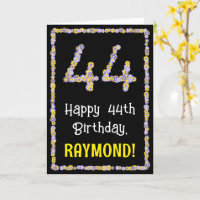 44. Geburtstag: Blumennummer, Individuelle Name, B
