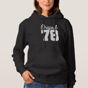 44. Geburtstag Frauen Männer Original Vintag 1978 Hoodie