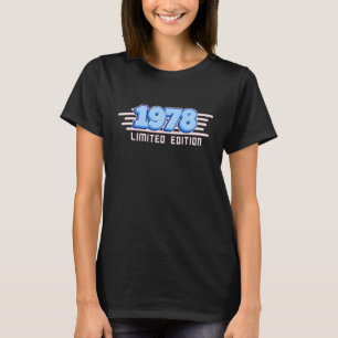 44. Geburtstag Ladys Mens 44 Jahre 1978 Geschenk 1 T-Shirt