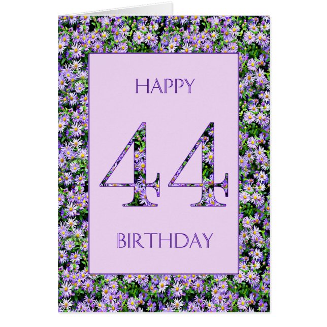 44. Geburtstag Lila Tageszeitung (Vorne)