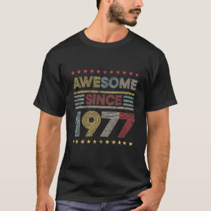 44. Geburtstagsdekorationen Phantastisch seit 1977 T-Shirt