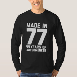 44. Geburtstagsgeschenk für ihn Männer 44 Jahre al T-Shirt