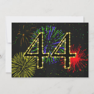 44. Geburtstagsparty Einladung