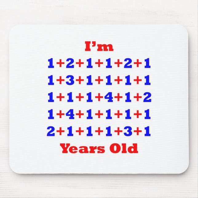 44 Jahre alt! Mousepad (Vorne)
