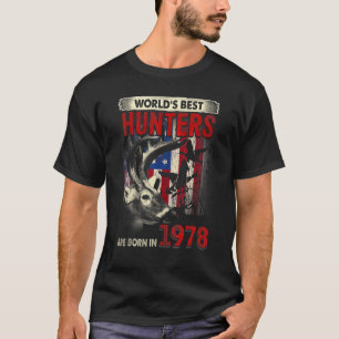 44 Jahre alter Hirschjäger Geboren 1978 44. Geburt T-Shirt