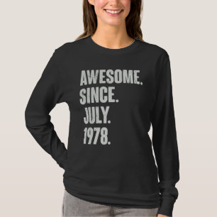 44 Jahre Phantastisch seit Juli 1977 T-Shirt