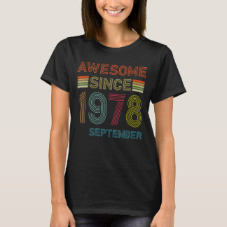 44 Jahre Phantastisch seit September 1978 44. Gebu T-Shirt