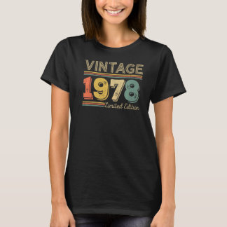 44 Jahre Vintag 1978 44. Geburtstag T-Shirt