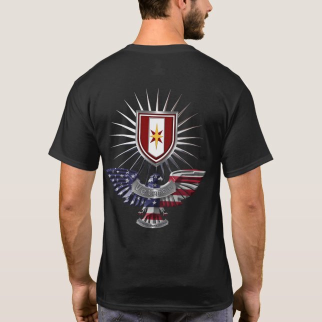 44. Medizinische Brigade "Dragon Medics" Veteran T-Shirt (Rückseite)