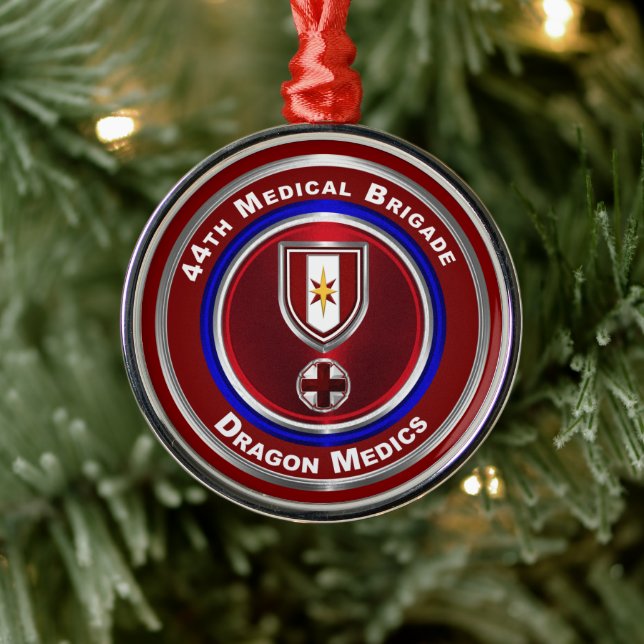 44. Medizinische Brigade Weihnachten bewahren Ornament Aus Metall (Baum)