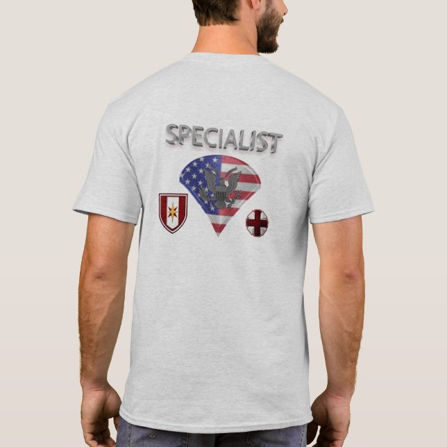44. Medizinischer Brigadespezialist T-Shirt (Rückseite)