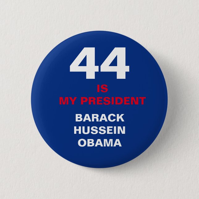 44 Obama Button (Vorderseite)