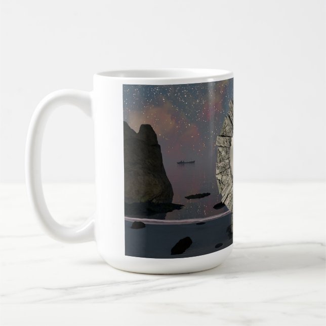 44 oz Tasse mit "Portal in der Zeit" Bild (Links)