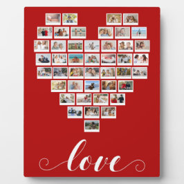 44 Photo Collage Love Instant Camera Film Heart Fotoplatte