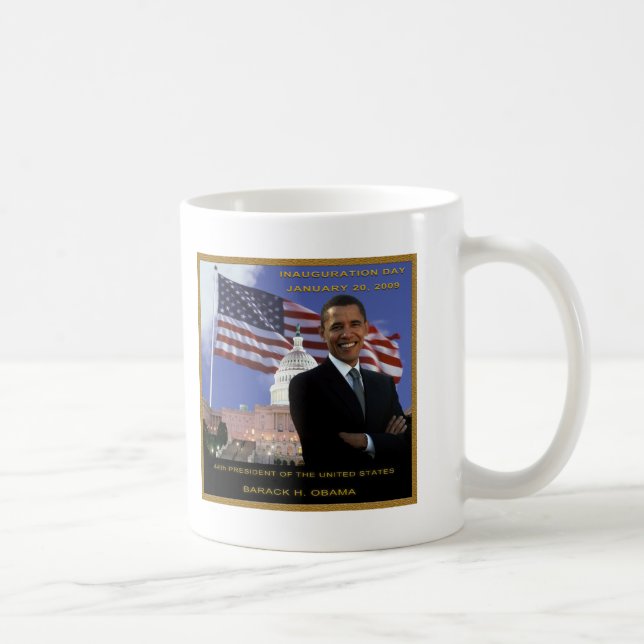 44. Präsident Barack H. Obama Tasse (Rechts)