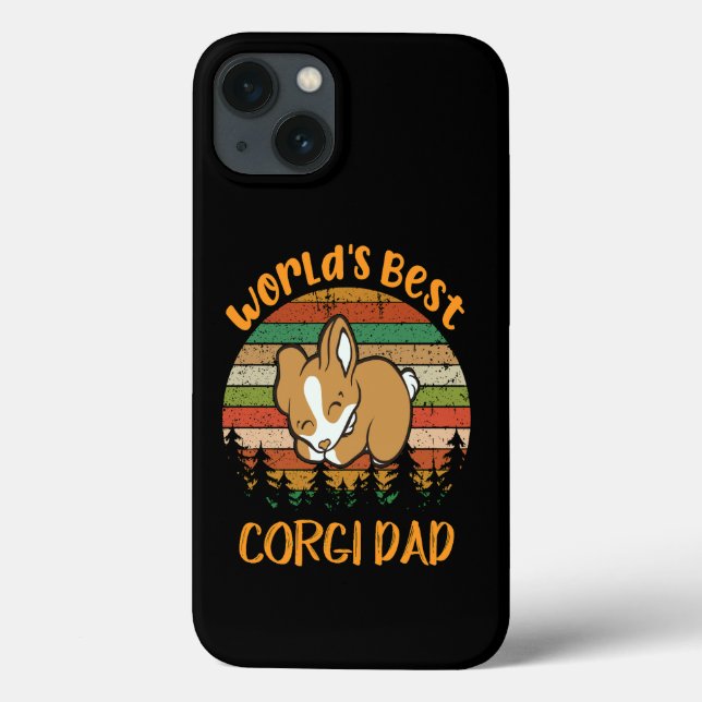 44 Weltbester Corgi-Vater Case-Mate iPhone Hülle (Rückseite)