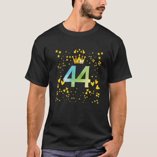 44th birthday anniversaries   T-Shirt (Vorderseite)