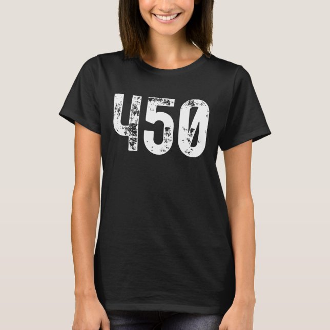 450 Area Code Granby QC Mobile Telefone Area Code T-Shirt (Vorderseite)