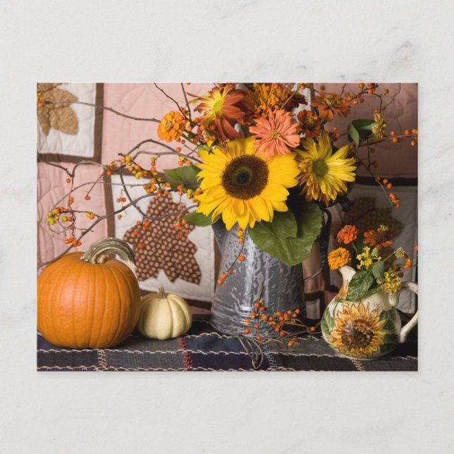 4549 Autumn Still Life Postcard Postkarte (Vorderseite)