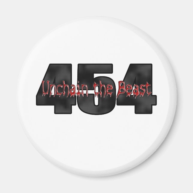 454 Big Block Beast Magnet (Vorne)