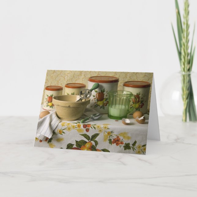 4558 Kitchen Canisters Muttertagskarte Karte (Vorderseite)