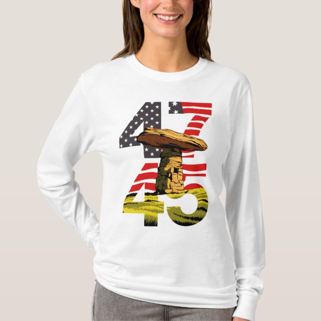45.47 America T-Shirt (Vorderseite)