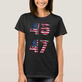 45 47 Donald Trump Wahlen 2024 Ich unterstütze Tru T-Shirt