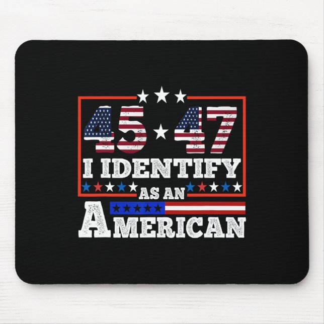 45 47 Ich bezeichne ihn als amerikanischen Trump 2 Mousepad (Vorne)