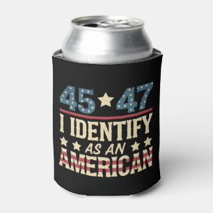 45 47 Ich identifiziere mich als eine US-Flagge Tr Dosenkühler