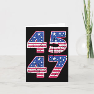 45 47 Patriotischer Präsident Trump zweimal im Leb Karte