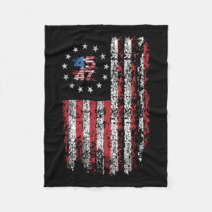 45 47 Präsident 47 Präsident der amerikanischen Fl Fleecedecke