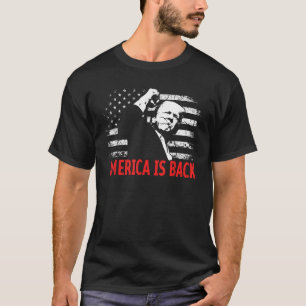 45 47 Präsident Trump America ist zurück in Amerik T-Shirt