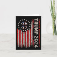 45 47 Trump 2024 Amerikanische Flagge