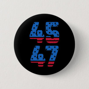 45 47 Trump 2024 Jesus ist mein Retter Trump ist m Button