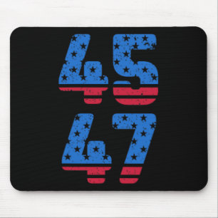 45 47 Trump 2024 Jesus ist mein Retter Trump ist m Mousepad
