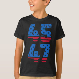 45 47 Trump 2024 Jesus ist mein Retter Trump ist m T-Shirt