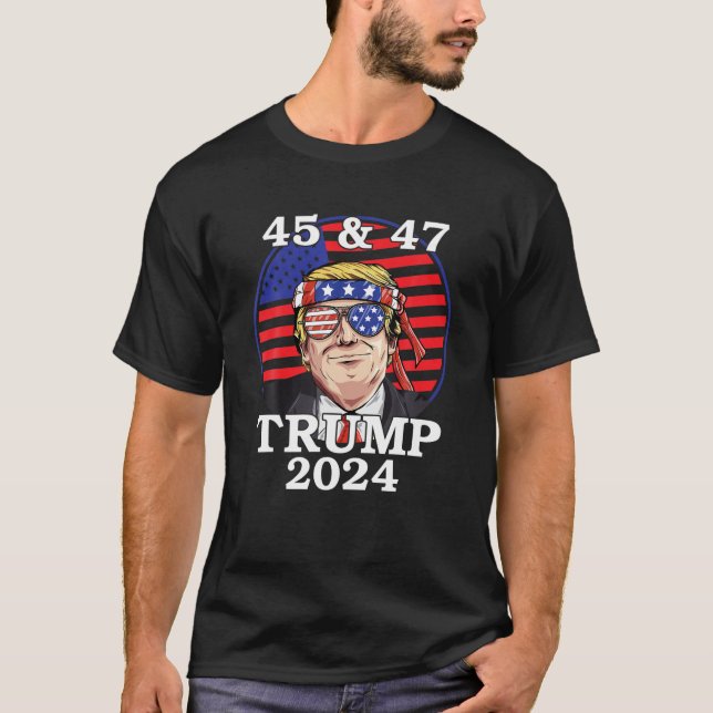 45 47 Trump 2024 T Shirt (Vorderseite)