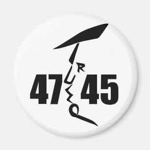 45 47 Trump Magnet
