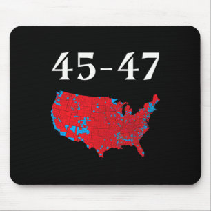 45 47 Trump Wahlplan 2024 Mousepad