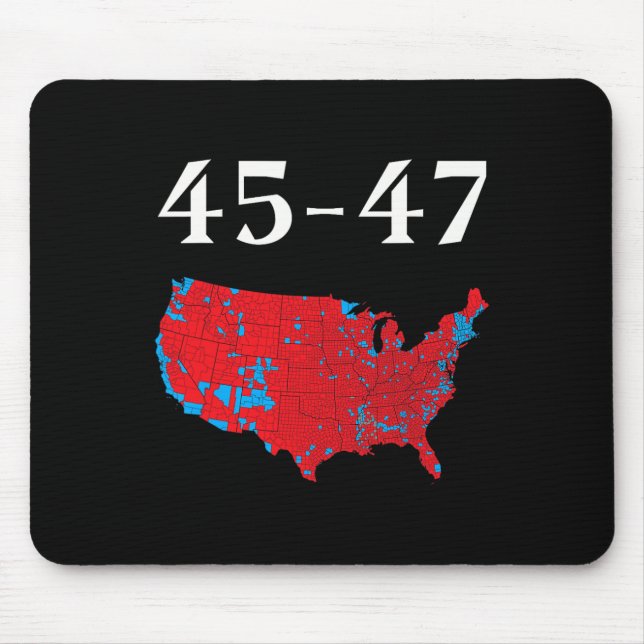 45 47 Trump Wahlplan 2024 Mousepad (Vorne)