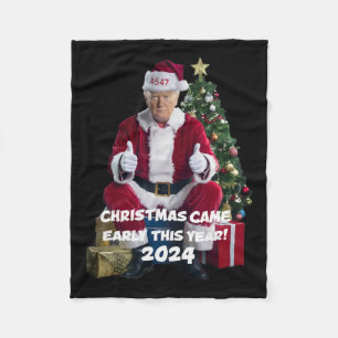 45 47 Weihnachten kam Anfang dieses Jahres 2024 Tr Fleecedecke