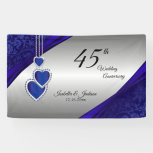 45./65. Saphire Silver Anniversary Design Banner