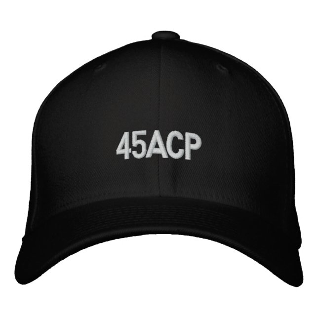 45 acp anno bestickter Hat Bestickte Baseballkappe (Vorderseite)