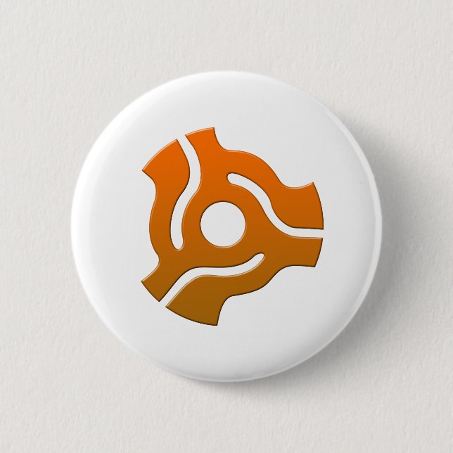 45 Adapter - Turntable-Vinylaufzeichnung Button (Vorderseite)