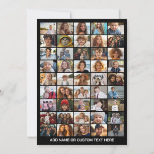 45 Foto-Collage - Benutzerdefinierter Text - Schwa Feiertagskarte