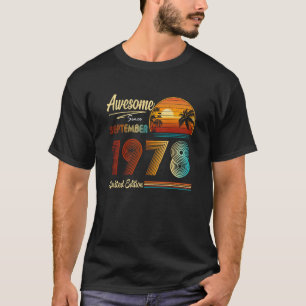 45. Geburtstag 45 Jahre alt Phantastisch seit Sept T-Shirt