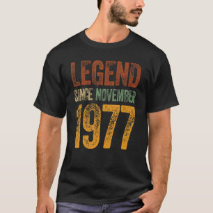 45. Geburtstag November Geboren 45 Jahre Legend se T-Shirt