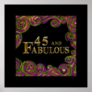 45. Geburtstag  Poster